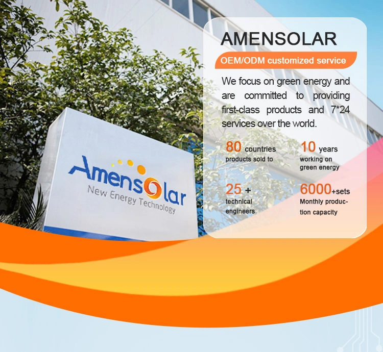 Amensolar Aw5120 2u Low Voltage Wall Mounted 51.2V 100ah 5kwh Solar Storage System Solar Batteries for Home