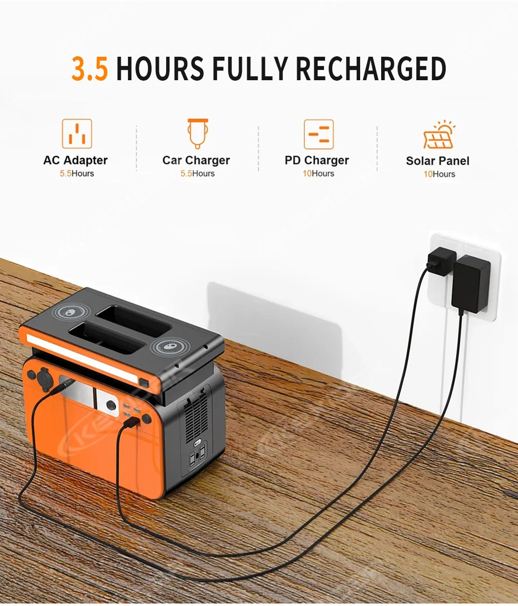 Portable Charger Pure Sine Wave 518wh Outdoor Portable Mobile Emergency Power with Best Price