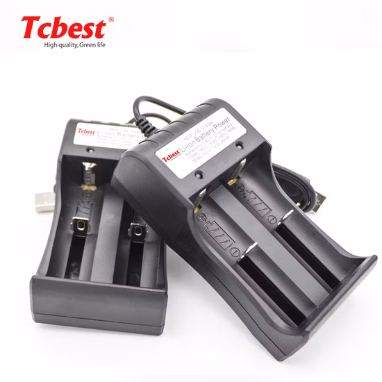 1-43.7V CE/RoHS에 적합한 새로운 USB 충전기 리튬 이온 배터리 US Au EU 휴대용 슬롯 26650/18650/10440/14500/18350/18500